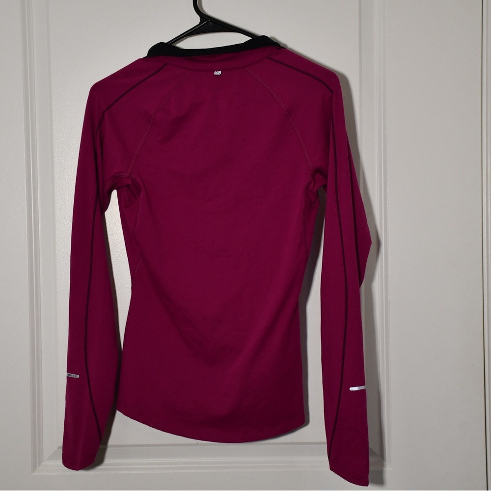 Nike Women's Fuchsia Long Sleeve Top - Picture 3 of 3